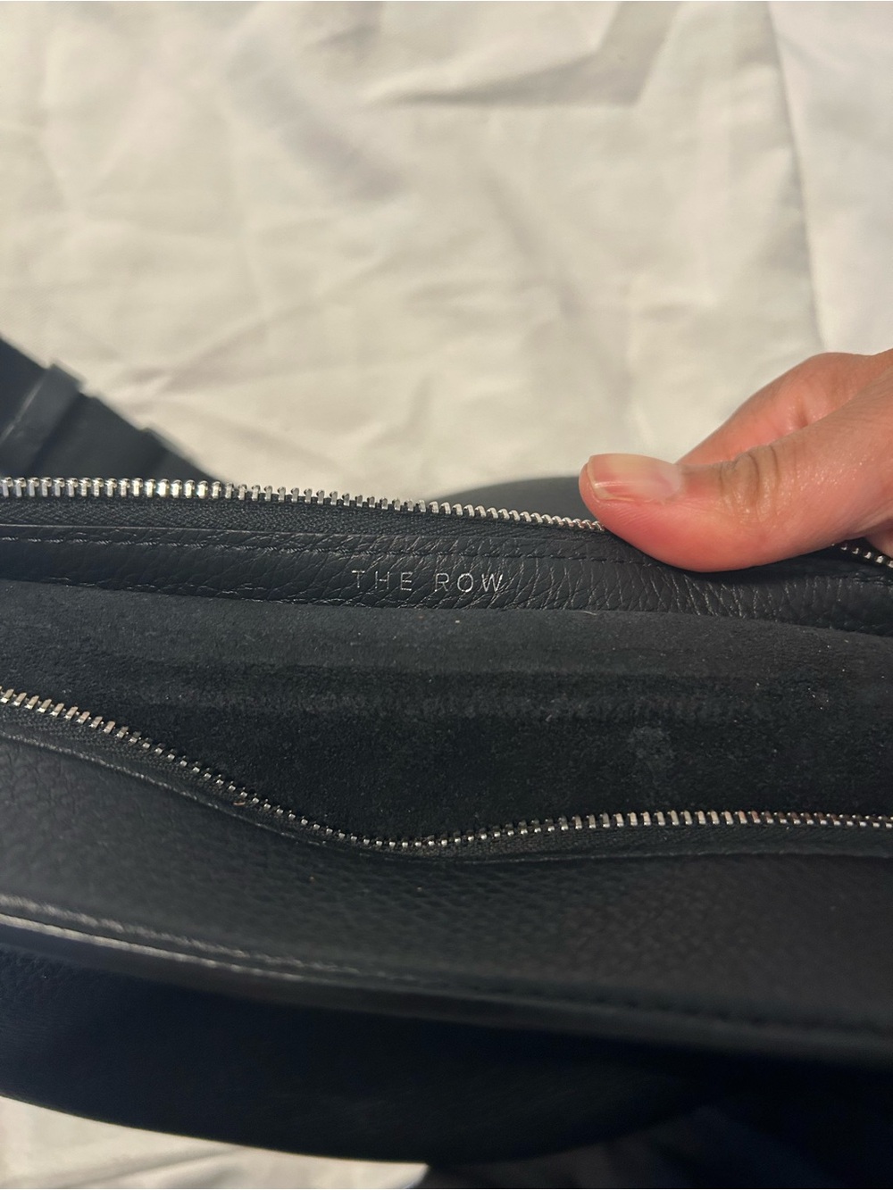 The Row Large Slouchy Banana Bag - Picture 8 of 10